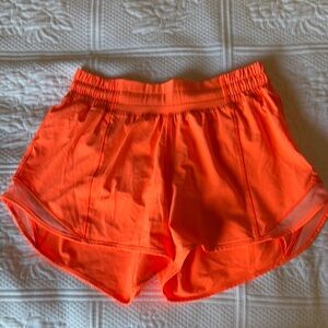 Women's Lululemon Orange Athletic Shorts